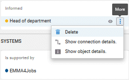Delete connection